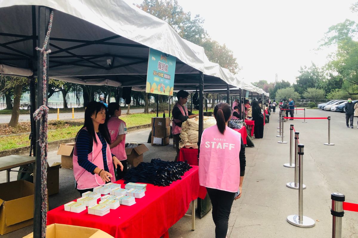 桃園大圳隧道健行活動現場盛況