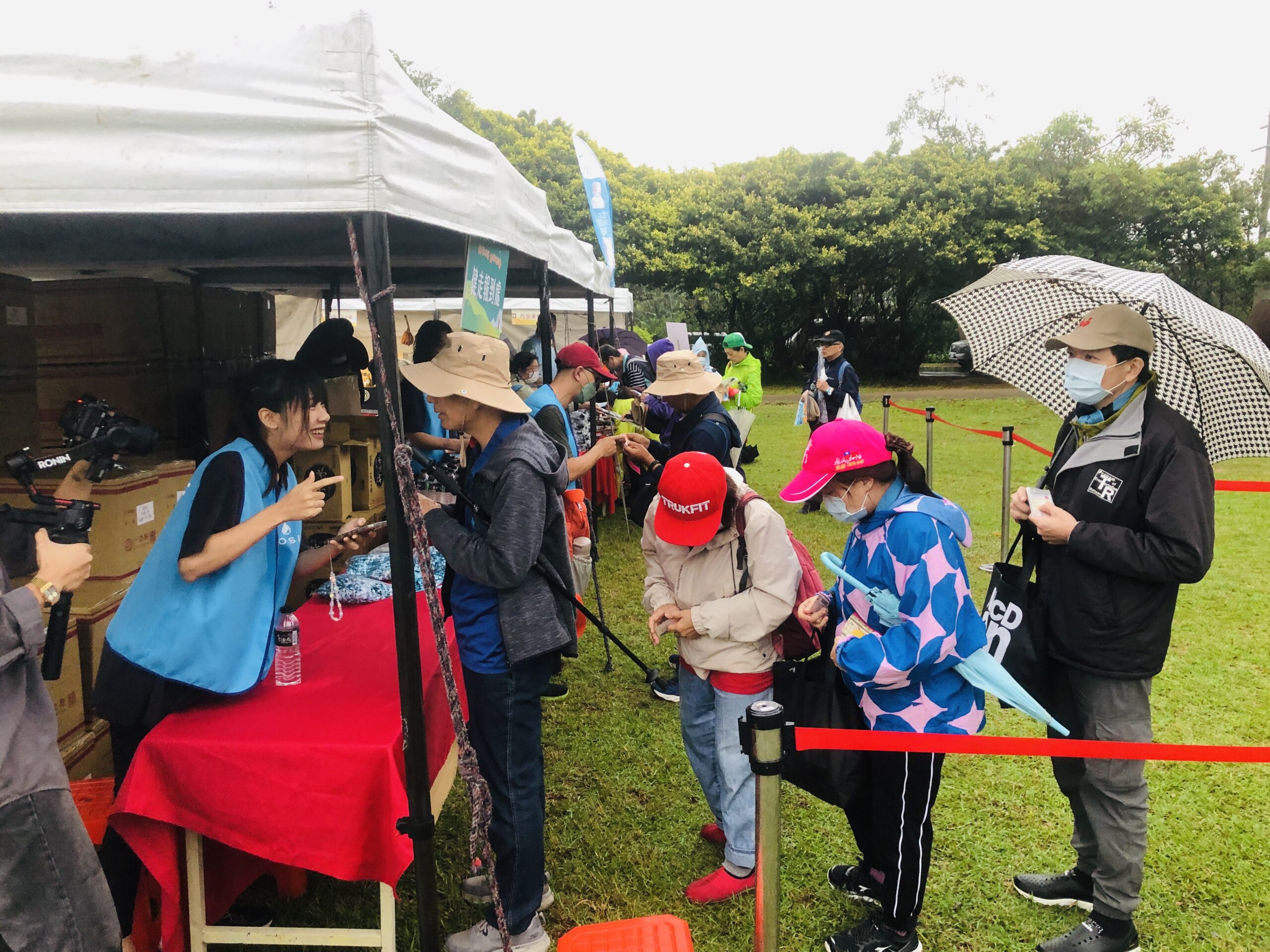 參加者開心使用報到系統